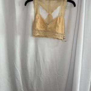 Nordstrom Lace Bralette in Soft Yellow